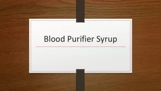 Blood Purifier Syrup