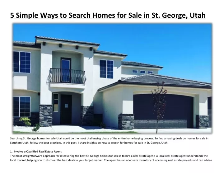 5 simple ways to search homes for sale