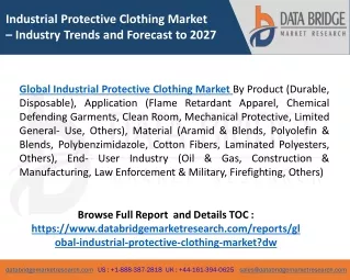 Industrial Protective Clothing Market Size, Trends, Company Profiles, Growth Rate, Trends And Its Emerging Opportunities