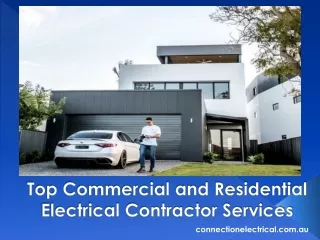 Top Commercial And Residential Electrical Contractor Services Gold Coast