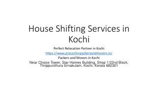 house shifting services in kochi