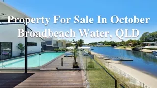 Property For Sale In October Broadbeach Water, QLD