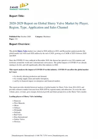 report title