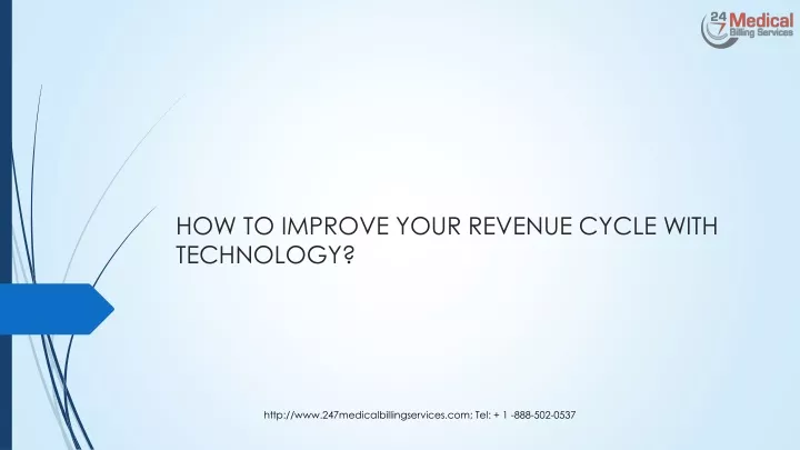 how to improve your revenue cycle with technology