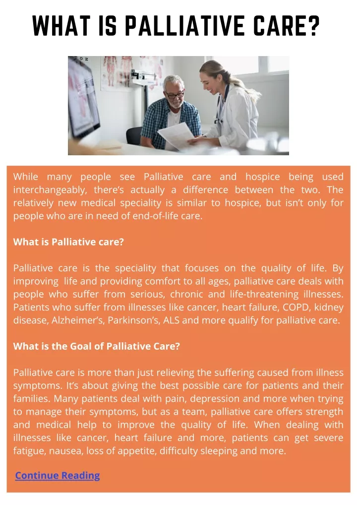 what is palliative care