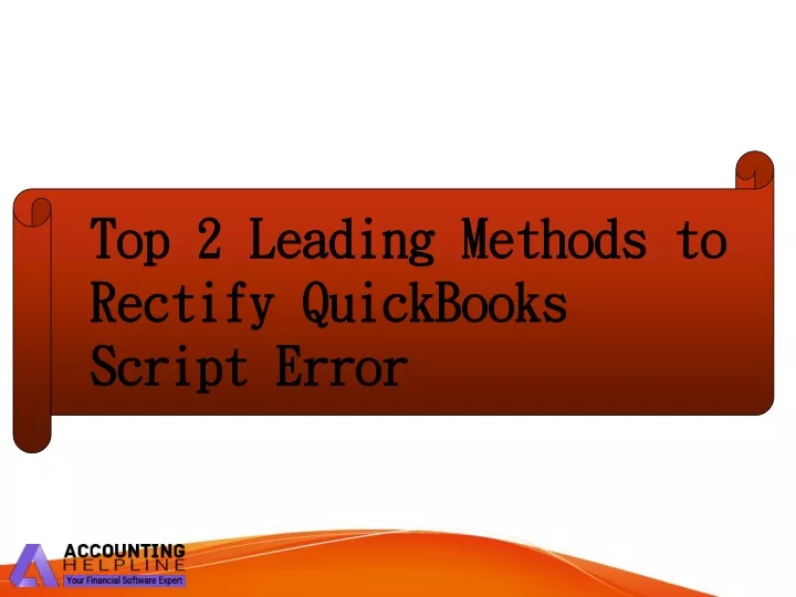 top 2 leading methods to rectify quickbooks