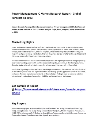 power management ic market research report global