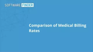 comparison of medical billing rates
