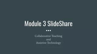 module 3 slideshare