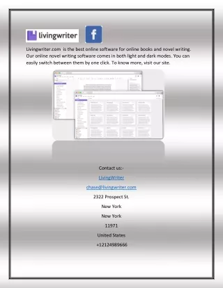 livingwriter com is the best online software