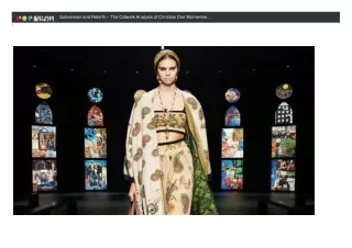 subversion and rebirth the catwalk analysis