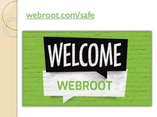 webroot.com/safe antivirus setup