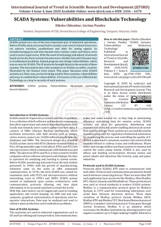 international journal of trend in scientific