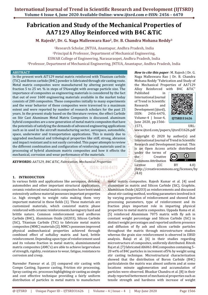 international journal of trend in scientific