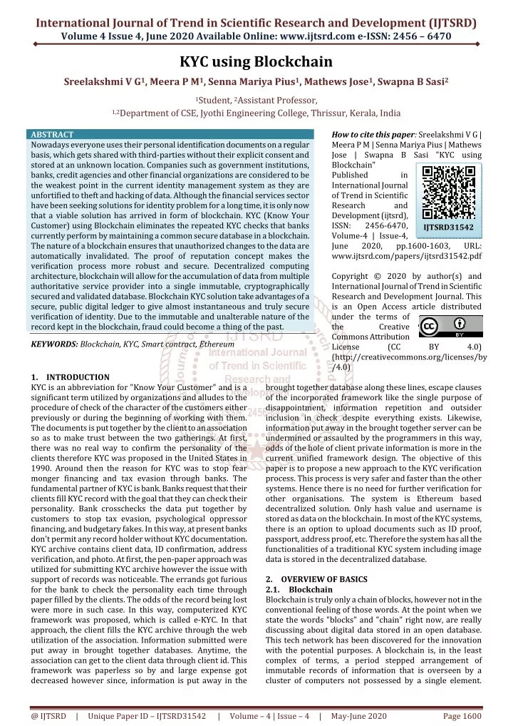 international journal of trend in scientific