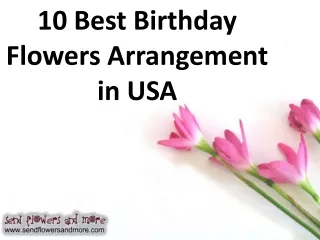 10 Best Birthday Flowers Arrangement in USA