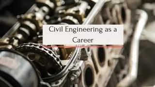 civil engineering as a career