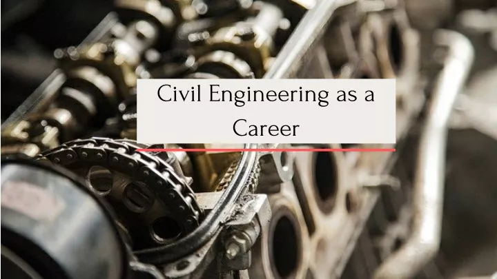 civil engineering as a career