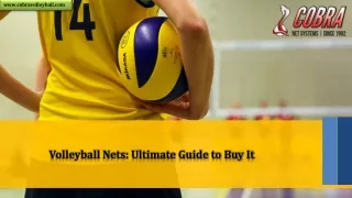 Volleyball Nets: Ultimate Guide to Buy It