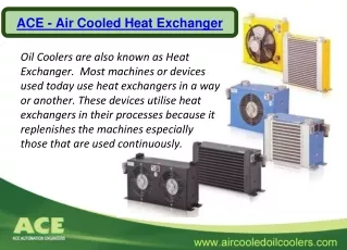 ACE - Air Cooled Heat Exchanger