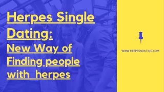 herpes single dating new way of finding people