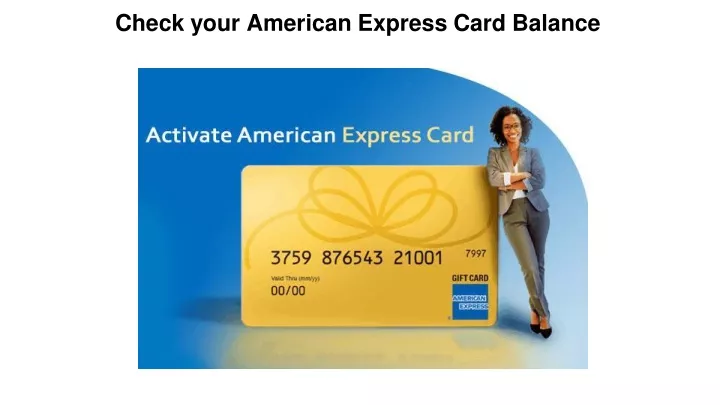 check your american express card balance