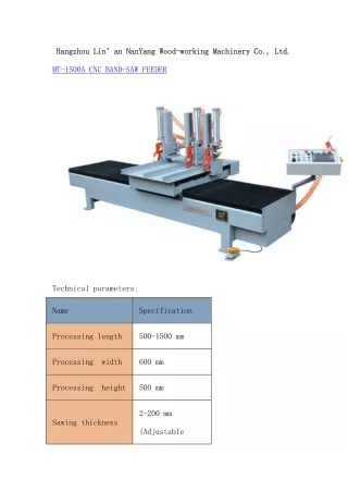 NanYang Wood-Working Machinery Co., Ltd.