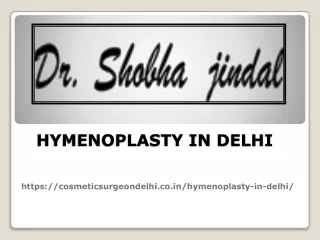 Hymenoplasty in Delhi