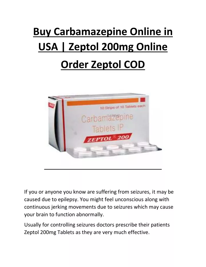 buy carbamazepine online in usa zeptol 200mg