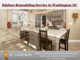 Kitchen Remodeling Service in Washington DC