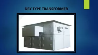 TOP Dry Type Transformer Manufacturers Company