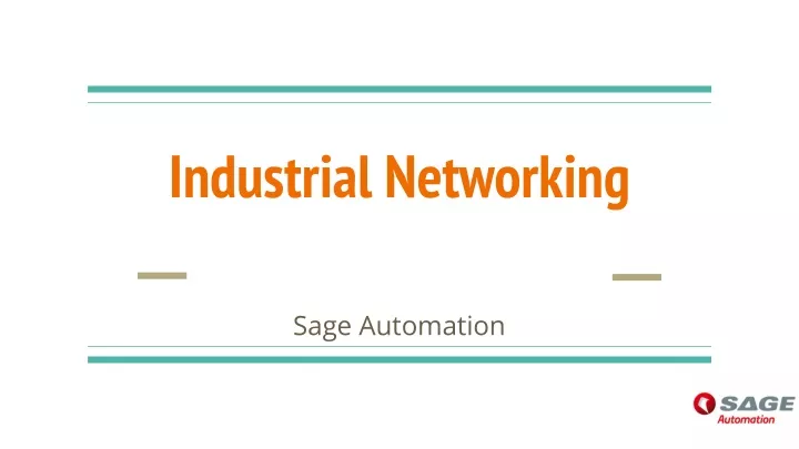 industrial networking