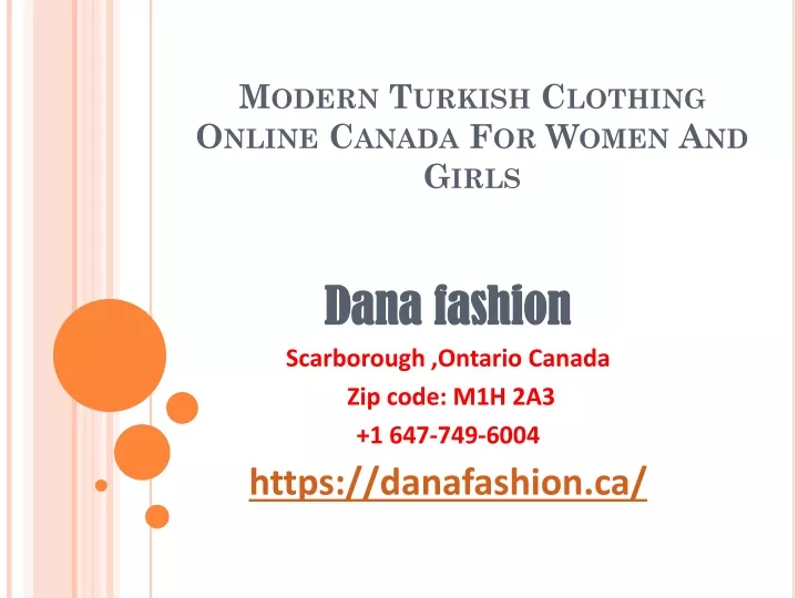 modern turkish clothing online canada for women and girls