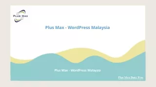 plus max wordpress malaysia