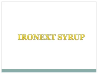 IroNext Syrup