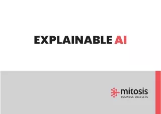 Explainable AI