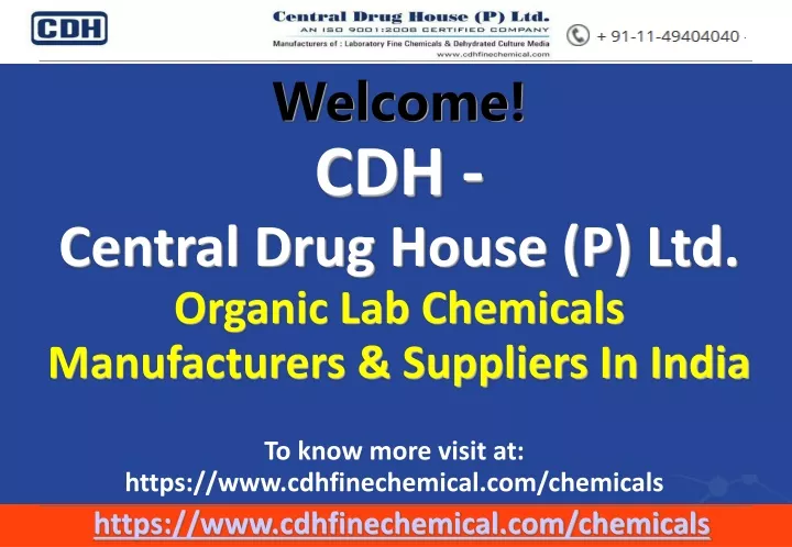 welcome cdh central drug house p ltd organic