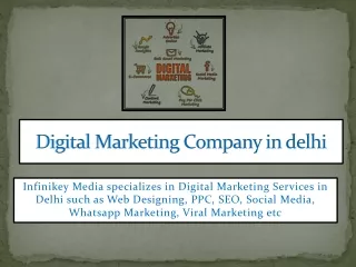 Website Designing Services in Delhi - Infinikeymedia