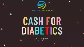 cash for diabetic supplies