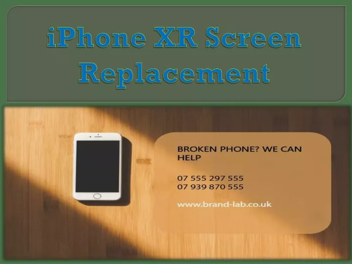 iphone xr screen replacement