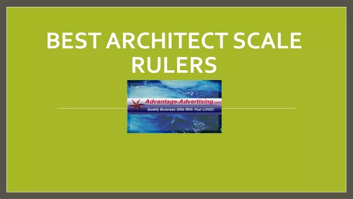 best architect scale rulers