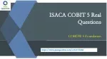 COBIT 5 Foundation COBIT 5 Exam Questions - slide 1