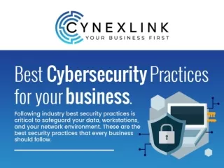 CYBERSECURITY BEST PRACTICES FOR SMALL BUSINESSES