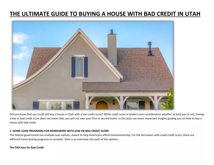 the ultimate guide to buying a house with