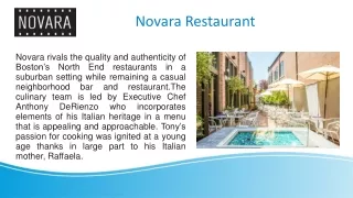Best Italian Restaurants | Novara Restaurant