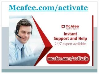 mcafee com activate