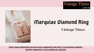 marquise diamond ring