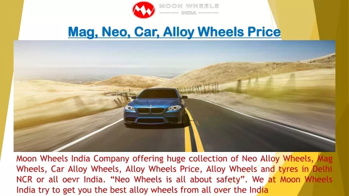 mag neo car alloy wheels price