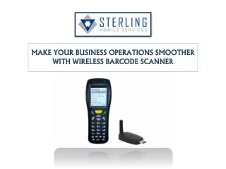 MAKE YOUR BUSINESS OPERATIONS SMOOTHER WITH WIRELESS BARCODE SCANNER