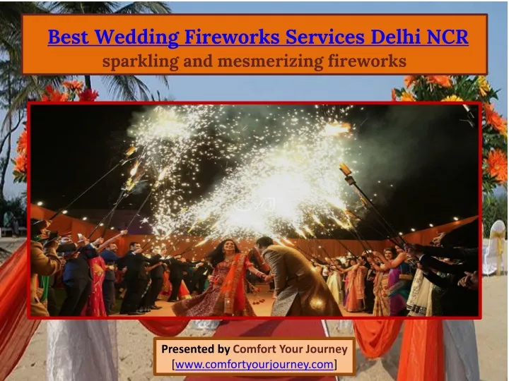 best wedding fireworks services delhi